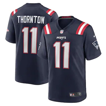 mens nike tyquan thornton navy new england patriots game pl